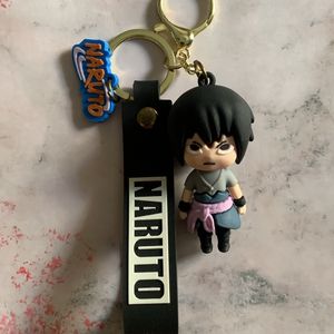 Sasuke Rubber Keychain | Naruto Anime