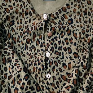 Chita Print Cardigan Fit For Xs ,S,M