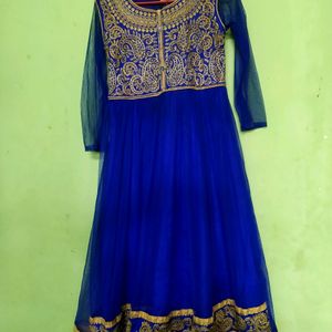 Royal Blue Long Party Wear