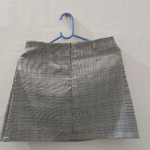 La Chic Pick Short Plaid A-Line Mini Tennis Skirt