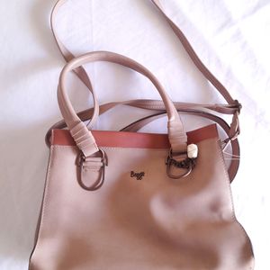 Baggit Tan Brown Handbag