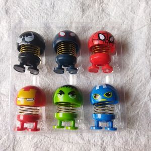 Dashboard Spring Dancing Toys 6 pcs/Set