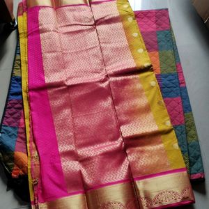 Kanchipuram Silk Saree With Blouse