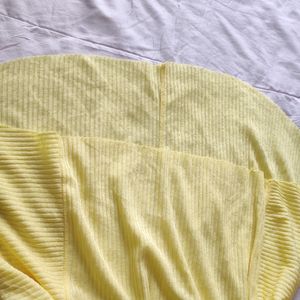 zara yellow top