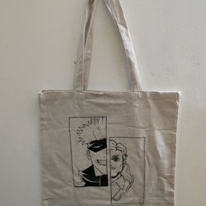 Jujutsu Kaizen Inspired Handmade Canvas Tote Bag