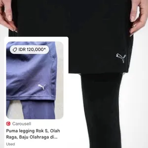 Puma Vintage Leggings w Attached Skirt & Pockets