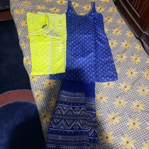 Kurta and Kurta,bottom set