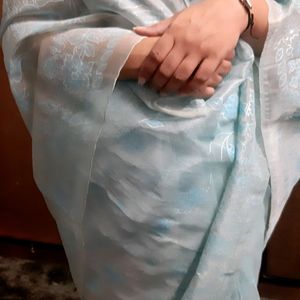 Beautiful Blue Saree🌊❄