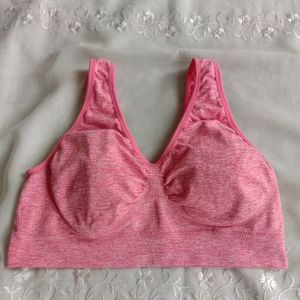 pink active bra