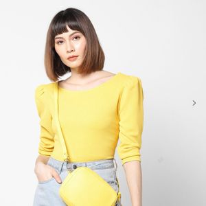 FIG Yellow Casual Top