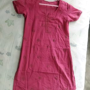 Pink Kurti Top