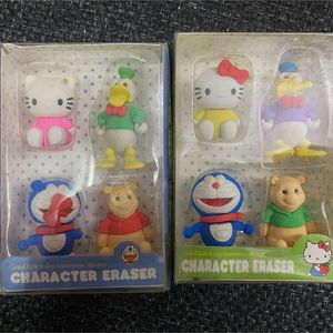 Pack Of 4 Cartoon Erasers For Kids