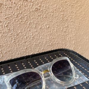 Transparent Frame Sunglasses