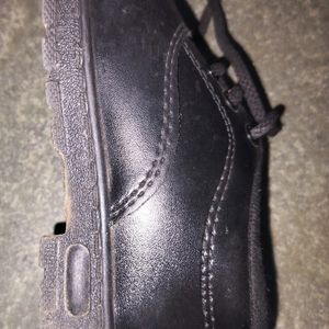 Kids Black School Shoes