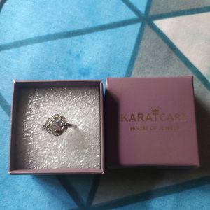 Women Ring 💍brand Karatcart Ad Diamond