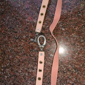 Peach Thin Belt