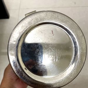 Unused Decorated Stainless Steel Jug