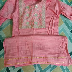 Pink Kurta.