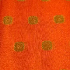 Orange Festive Wear Saree
