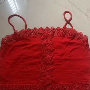 Beautiful Red Cami Top