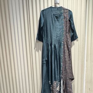 Designer Teal Green Kurta