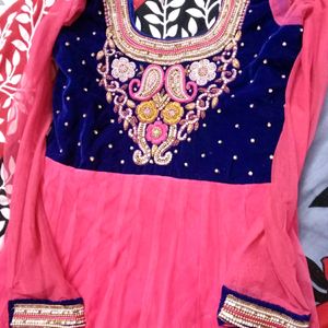 Georgette Anarkali gown  for women,girls