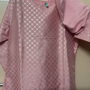 Janasaya Pink Kurta