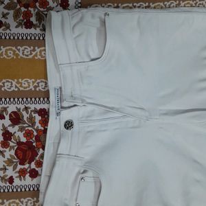 White Slim Fit Jeans