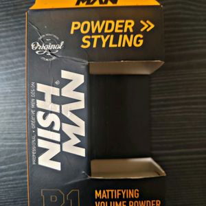 NISHMAN Hair Styling Powder Wax