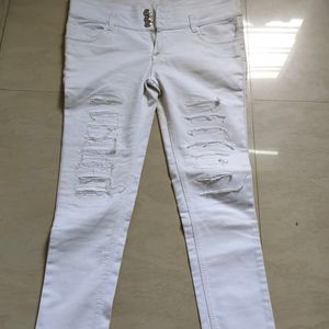 White Denim Jeans