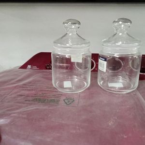 Jar Bottle Glass Combo(2 Piece)