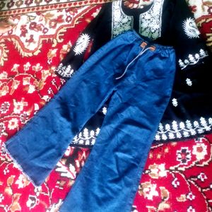 Jeans Pant For Girls Women With Top