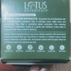 Lotus Anti Acne Purifying Face Gel