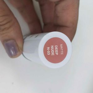 Nude Pink Lipstick From Zudio With Freebie