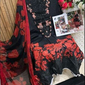 Pakistani Pach Work Dress Material