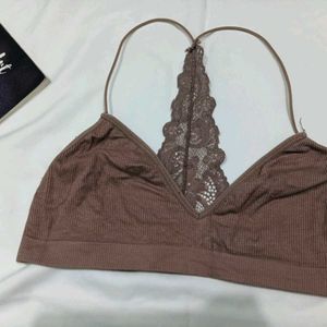 LACE CROP TOP BRA