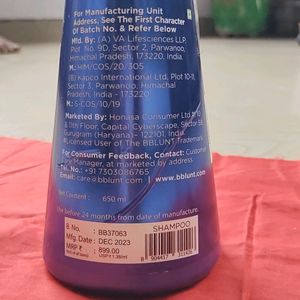 Bblunt Shampoo 650ml