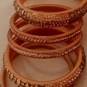 Cream Colour Beautiful Bangles