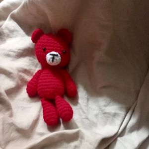 Crochet Red Teddy 🧸