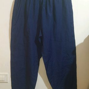 Blue Trouser Set With Dupatta