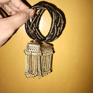 Black And Golden Bracelet