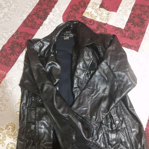 Black Leather Casual Cool Jacket