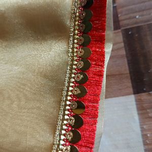 Golden Saree Karwa Chauth Specia No Coin