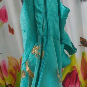 Sea Green Ethnic Dress