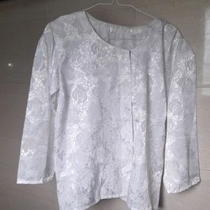 White  Blouse Top For Women