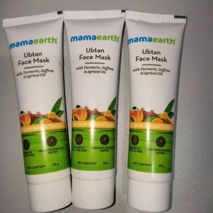 😘4 pack-Mamaearth Ubtan Face Mask -4 pack(20g)