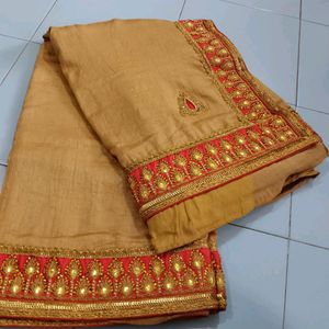 Bridal (3) Heavy Saree With Blouse