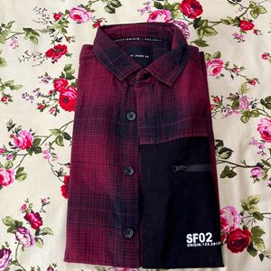 SF JEANS CO Red Checked Shirt