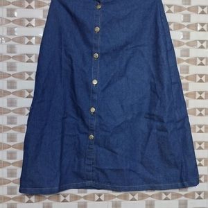 Designer Denim Skirt