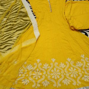 Elegant Yellow Kurta Set 🌼